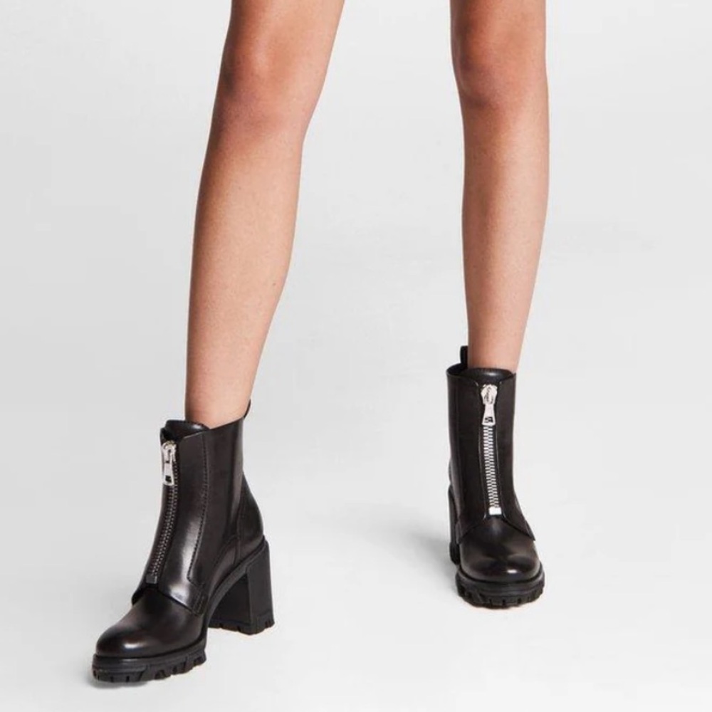Rag & Bone Shiloh High Zip Boot - Leather